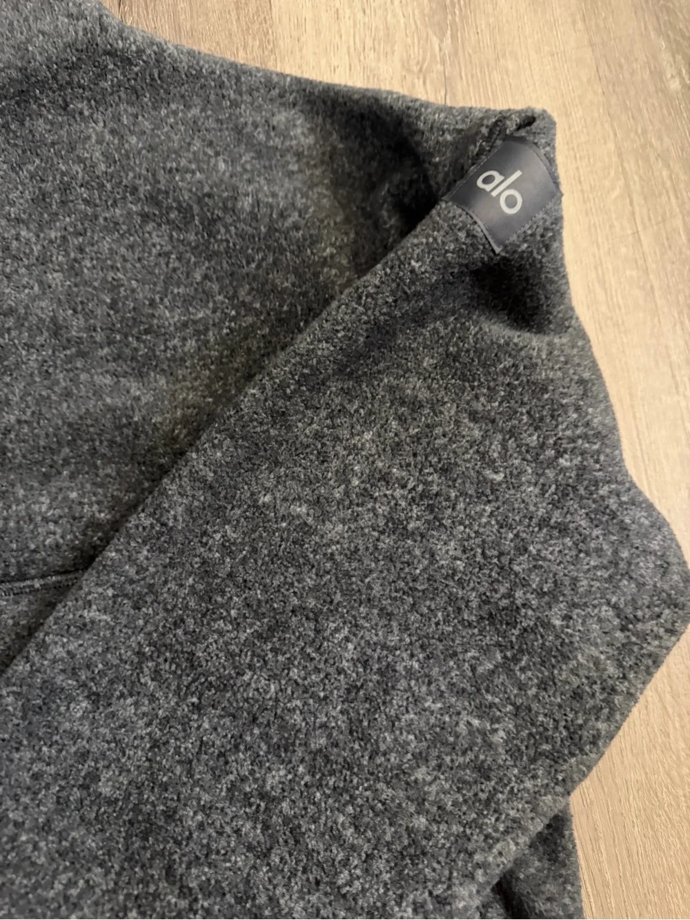 ALO Yoga the set Charcoal Gray Cozy Lined Hoodie